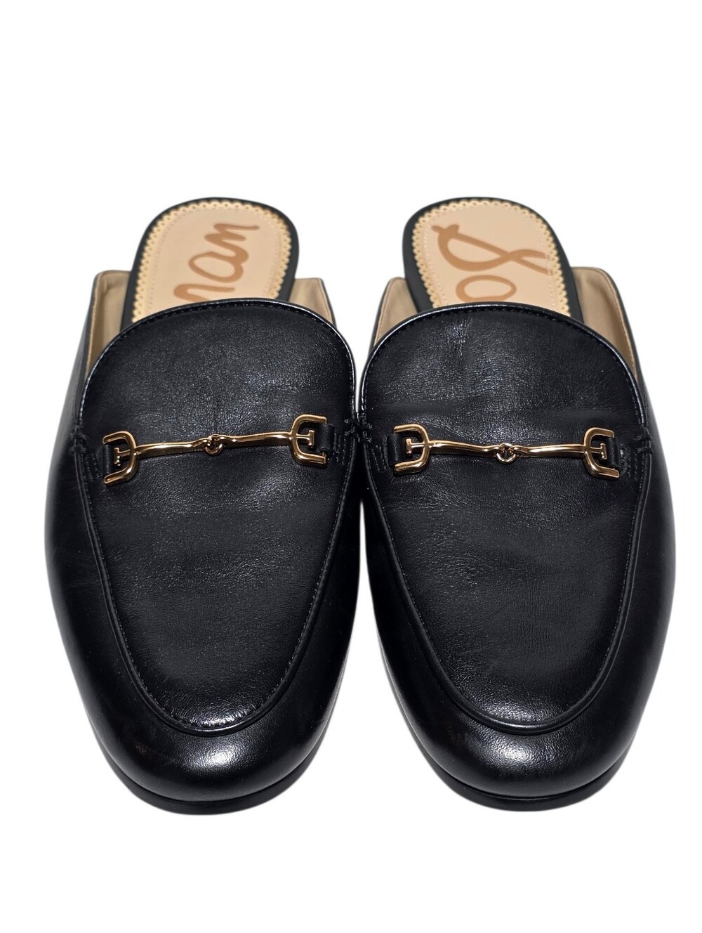 EUC SAM EDELMAN LINNIE BIT LEATHER MULE LOAFER SZ 7.5 - Picture 8 of 16